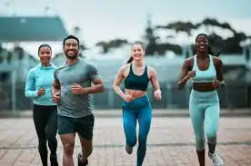 Achieving the Perfect Tone: How Often Should You Exercise for Results? 3 image of man and 3 women doing cardio exercise West Sussex to help tone and remove fat from the body.